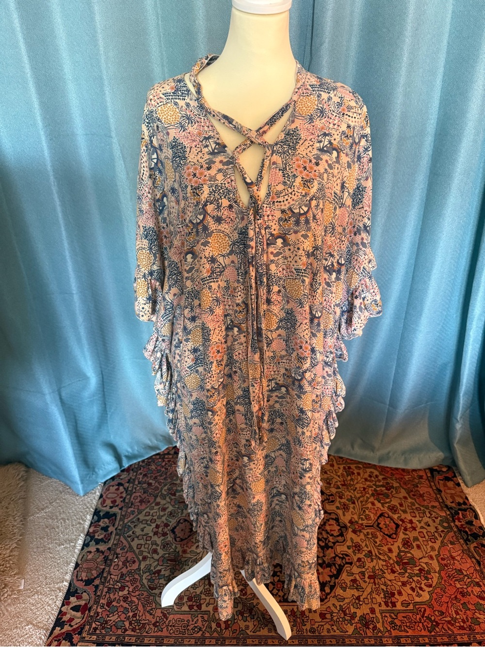 See By Chloe floral kaftan